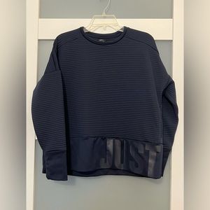 Nike Women’s Dri-fit Ribbed crewneck sweatshirt